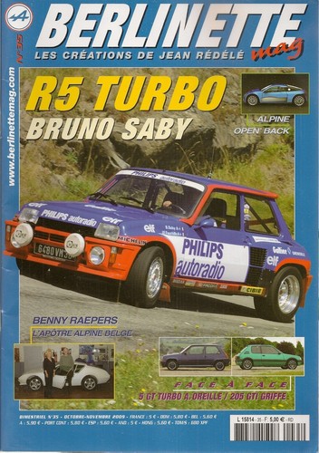 Berlinette mag gt turbo - 35,