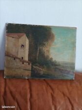 TABLEAU ANCIEN. HUILE SUR PANNEAU BOIS SIGNÉ P. ROLLAND 1879