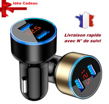 chargeur Allume Cigare voiture, charge rapide, universel iphone ipad Samsung ...