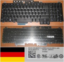 CLAVIER QWERTZ ALLEMAND Dell 1720 1721 XPS M1720 D820G 0KT273 KT273 OKT273 Noir