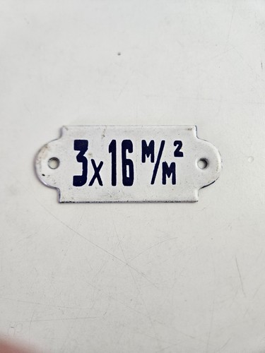 Ancienne petite plaque - petite,