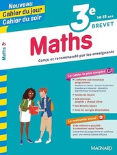 Maths 3e - Cahier du jour