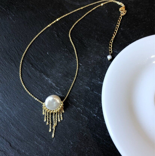 Collier franges chaîne - collier,