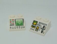 LEGO Avion Bateau Espace : Lot 2x Ecran d'ordinateur, Radar, Commande pilotage