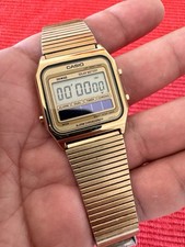 Montre Vintage Solaire Casio sa-60G (Gold) 1984 module 189 