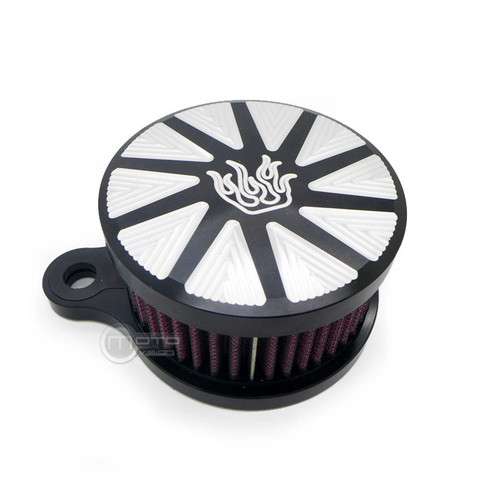 Filtre air noir - noir, chrome