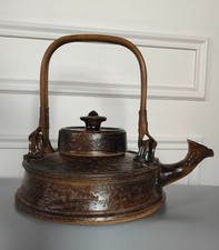 Sculpture Jean Marais théière grès céramique JEAN MARAIS Vallauris Vintage 1960