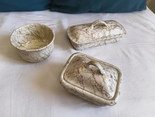 Nécessaire de Toilette,1870,Creil et Montereau,mtif de marbre.