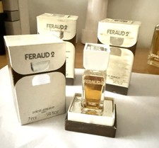 2 Flacons Louis Ferraud 2  Eau Toilette 7 ml Collection Vintage Ancien Parfum