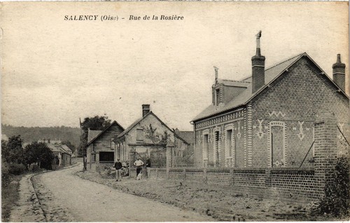 Cpa salency rue rosiere - rue,