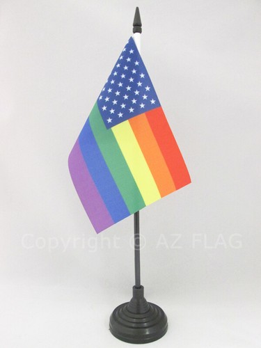 Drapeau table arc ciel - table, arc-en-ciel