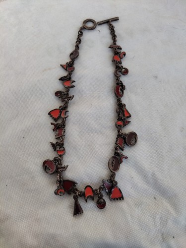 Collier breloques biche - à, de