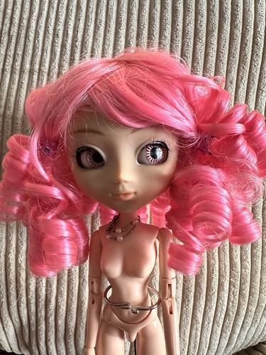 Pullip raphia with pink - raphia, wig