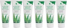 Gel dentaire FOREVER Bright Aloe Vera & Propolis 130 g chacun - paquet de 6...