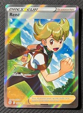 Carte Pokémon René 167/172 Dresseur Full Art - EB09 Stars Étincelantes FR NEUF