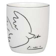 Könitz Mug Picasso - Colombe de la paix Tasses à café New Bone Blanc 200 ml