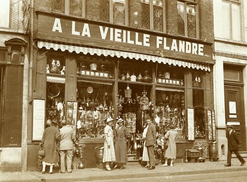 France roubaix shop window - france, a