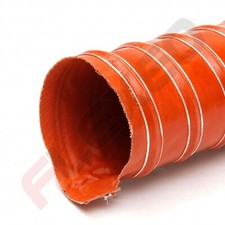 Gaine haute température BOA silicone rouge 2 couches 60mm