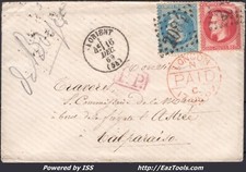 FRANCE N° 29B+32 SUR LETTRE