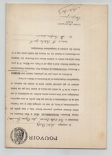 Pouvoir signé par André IBELS – Collection con cohérente 31 auteurs & musiciens