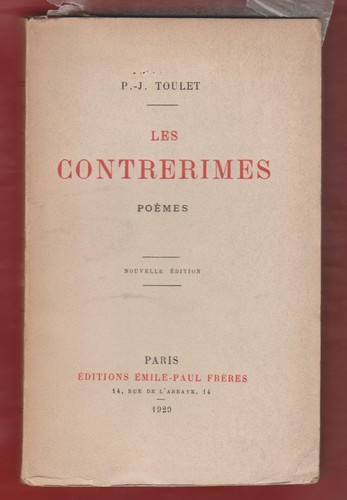 Poesie les contrerimes par - les,