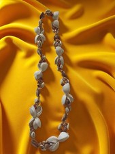 Gros Collier Vintage en Coquillages Naturels - Style Ancien Unique