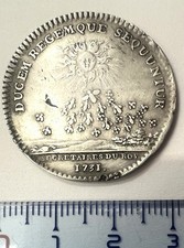 Jeton Secrétaires Du Roi 1731 Louis XVI France ?? Argent REF85456