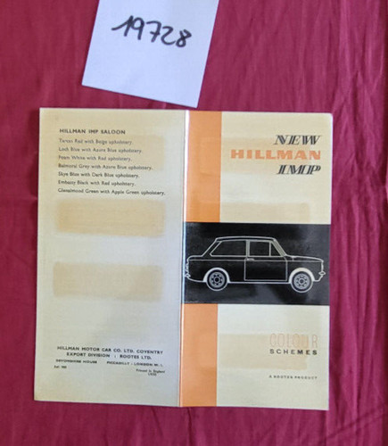 19728 hillman imp - ,