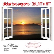 STICKER TROMPE L'OEIL FENETRE