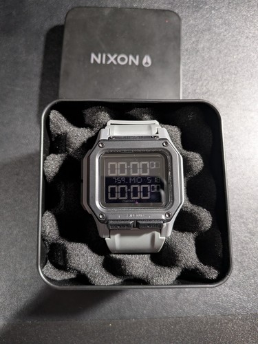 Nixon regulus 46mm - 46mm, gunmetal