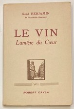BENJAMIN. René.    Le vin