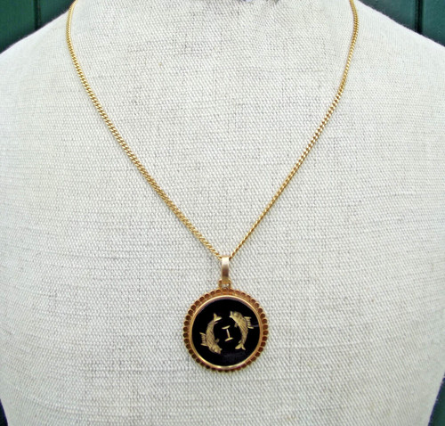 Médaille zodiaque poissons - médaille,