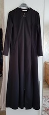 Abaya noir fermeture - à,