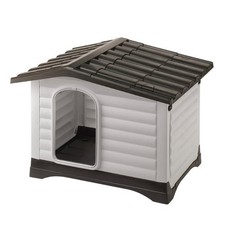 Caisse D'Extérieur Ferplast 87257099 Dog Villa 110 Blanc Et Gris
