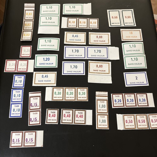 Lot stock timbres - lot,