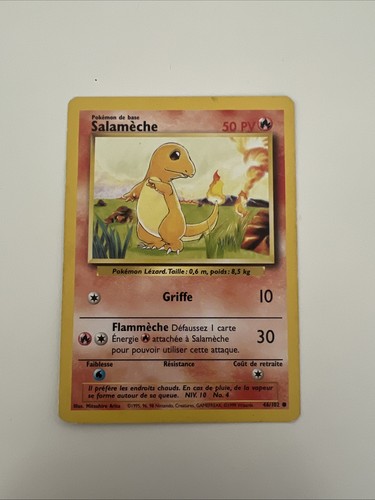 Carte pokémon salamèche - pokémon, :