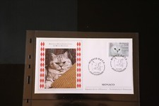 Enveloppe Premier Jour Monaco - 2014 - Exposition Féline / British Shorthair