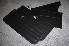 VW Golf 1 + GTI 2 Portes Garniture De Porte Panneaux Noirs 4 Pièces NEUFS