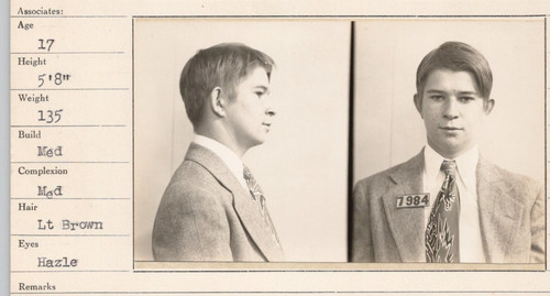 Mugshot year old juvenile - 17,