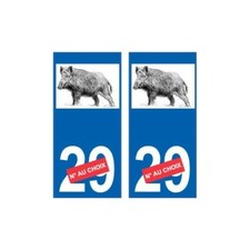 Sanglier numero au choix logo