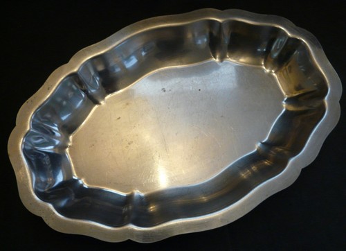Plat service inox ovale - plat,