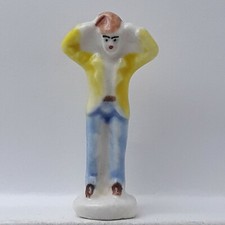 Fève Le Ravi santon en porcelaine Nordia Santibelli 2000 (B06D)