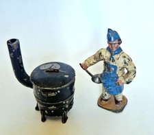 soldats de plomb creux Corvée