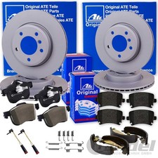 ATE Disques+Revêtements+Handbrake Avant+Arrière pour Mercedes Classe C W204