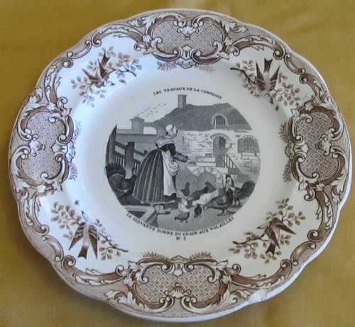 Assiette faïence gien les - gien,