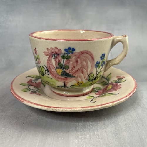 Tasse soucoupe ancien en - et,