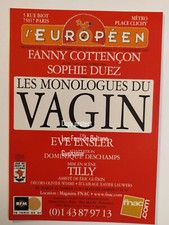 MONOLOGUES DU VAGIN FANNY COTTENCON SOPHIE DUEZ THEATRE carte postale 