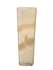 Vase rectangulaire  en Pâte de verre  vintage décoration moderne modernism