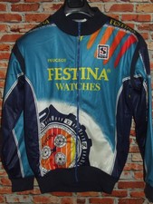 Festina Sibille Maillot Vélo Veste Cyclisme Polaire Synthétique Tg. L