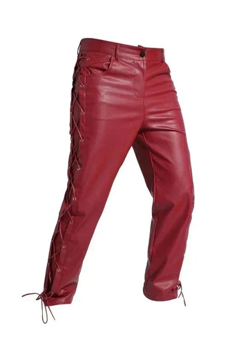 Pantalon cuir moto - pantalon,